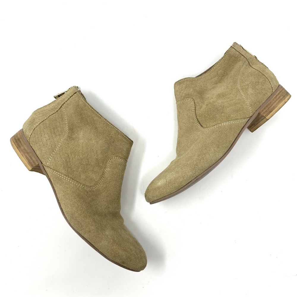 Seychelles Tan Suede Low Ankle Chelsea Boots